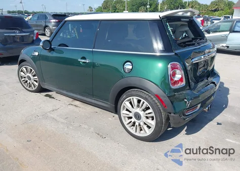 2012 Mini Cooper S z USA, uszkodzony, nr VIN WMWSV3C50CT388026